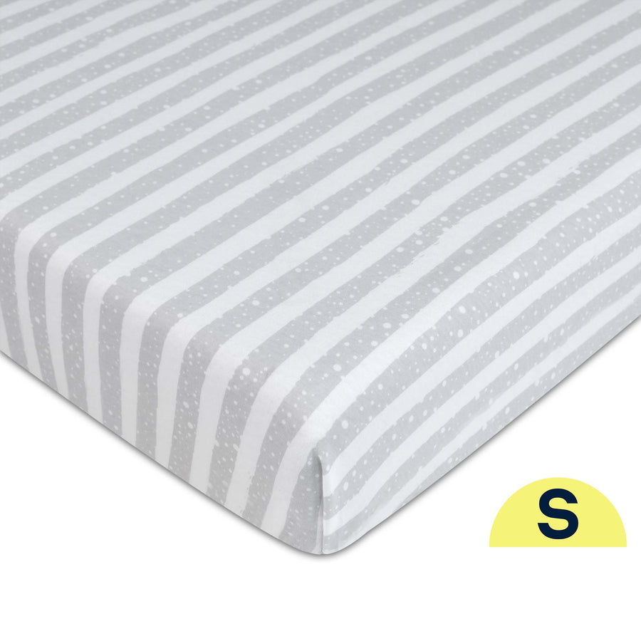 Comfy Living Fitted Sheet 24x48 (S) - Urban Grey