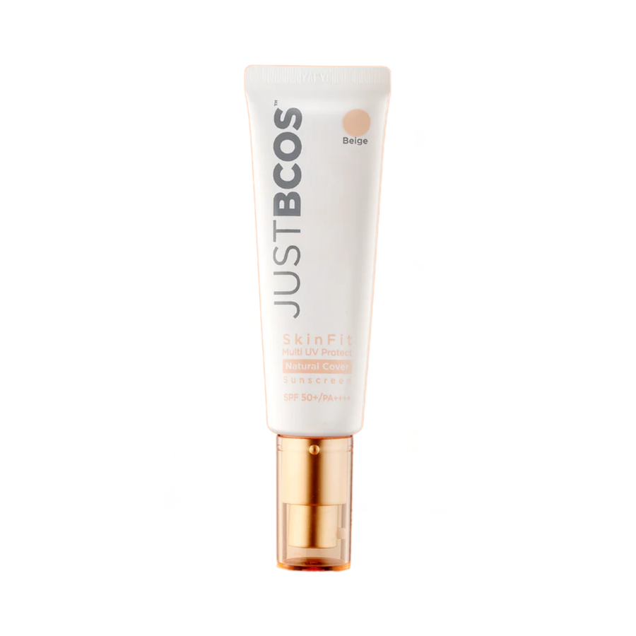 JUSTBCOS SkinFit Multi UV Protect Natural Cover Sunscreen SPF50+/PA++++ 50ml