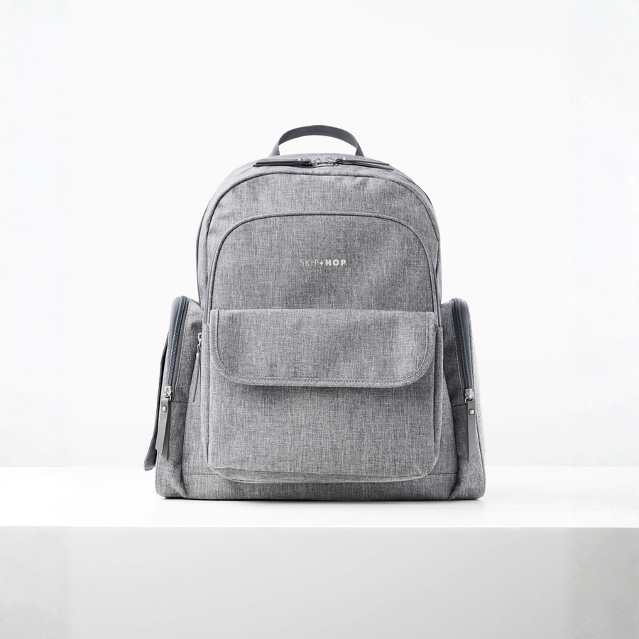 Skip Hop Luna Diaper Backpack Heather Grey