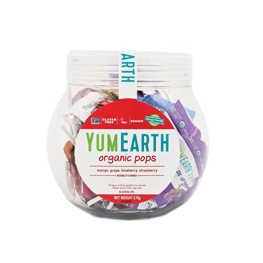 YumEarth Organic Pops Personal Bin 170g