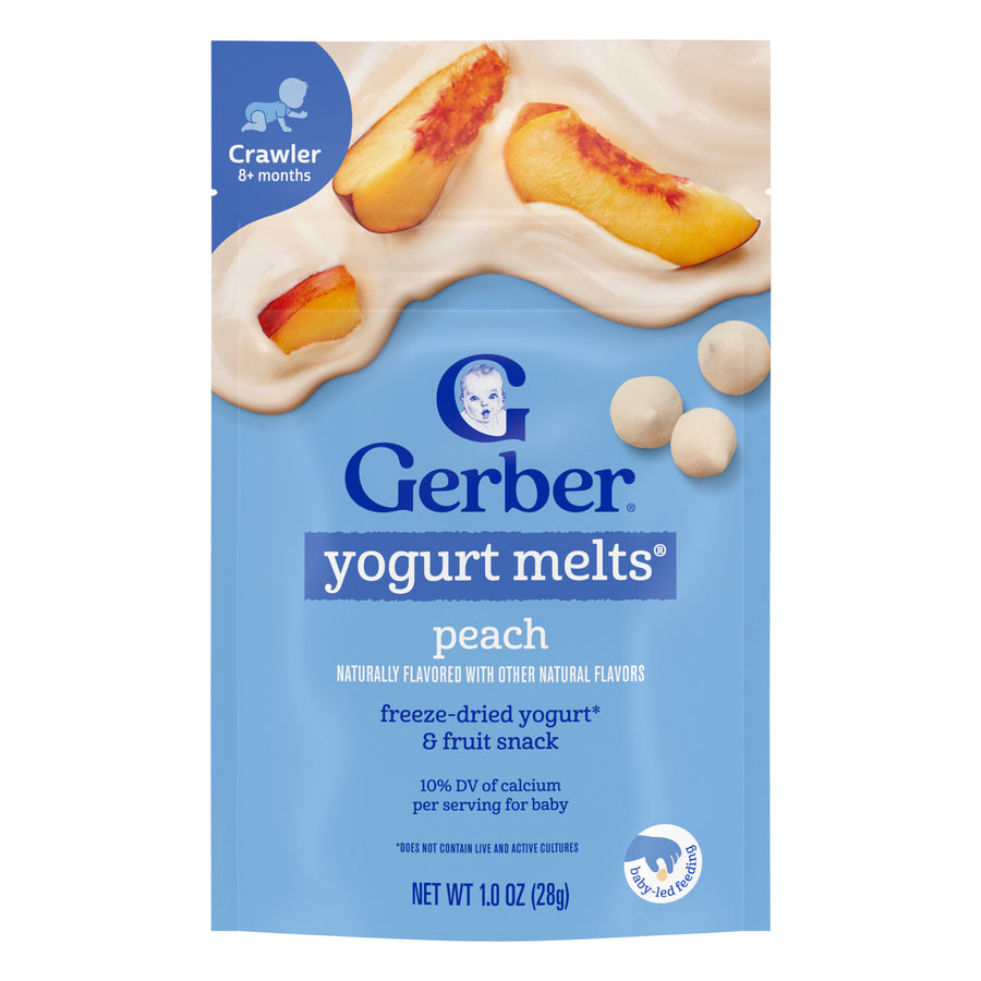 Gerber Peach Yogurt Melts, 1 oz (28 g)