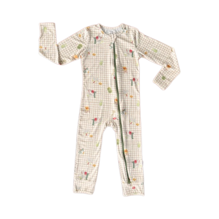 Koobicles Tencel Little Athletes In Tennis Sleepsuit