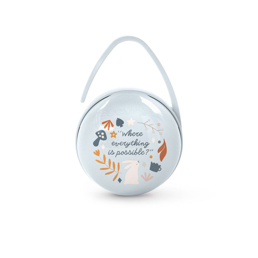 Suavinex Wonderland duo soother case in light blue