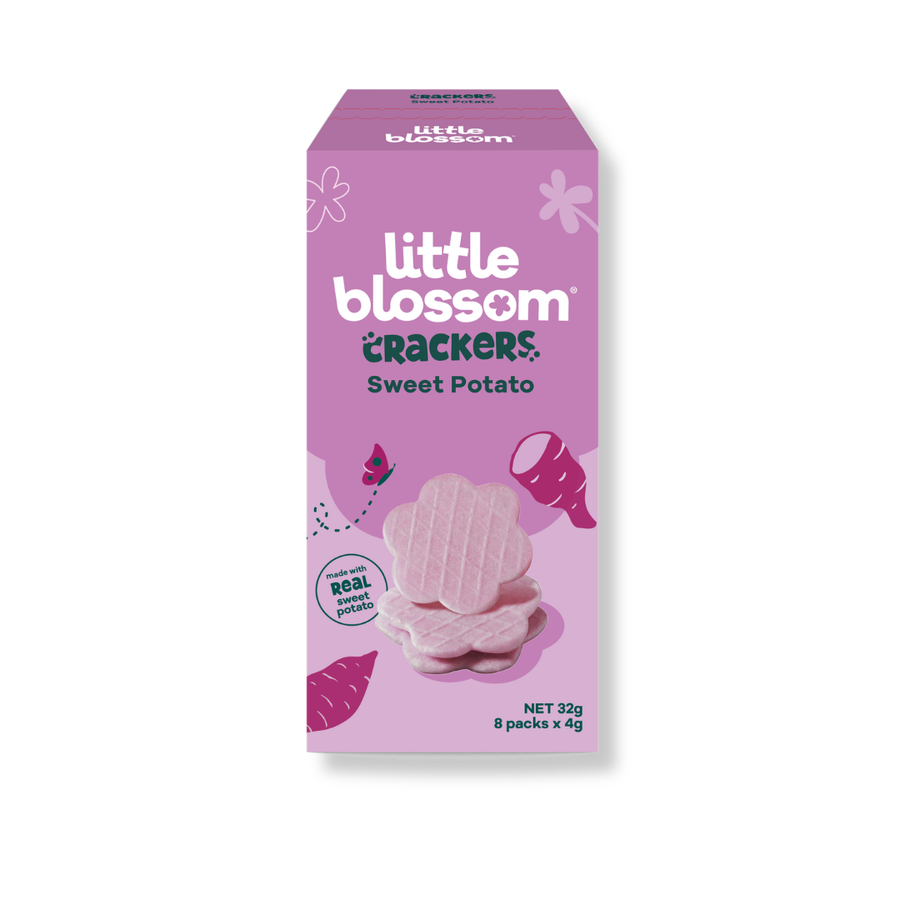 Little Blossom Crackers Sweet Potato 8x4g box