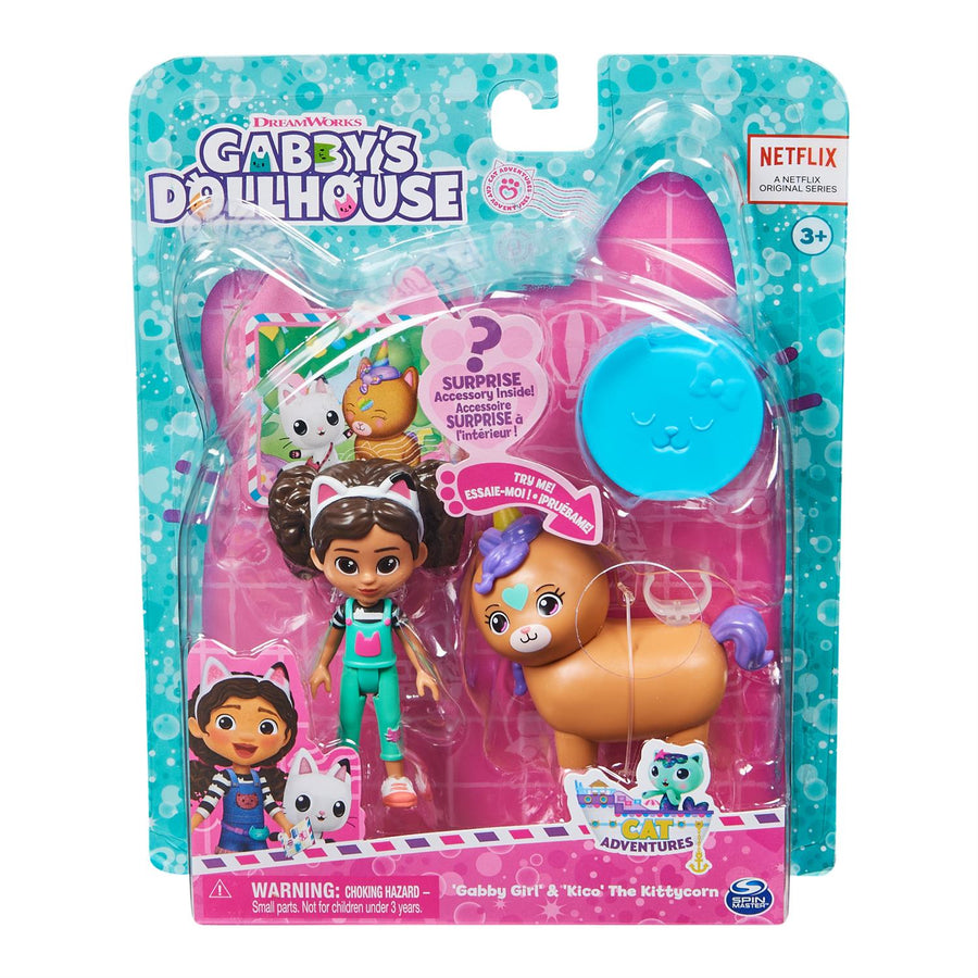 Gabby's Dollhouse Cat-tivity Pack - Gabby Girl & Kico the Kittycorn design