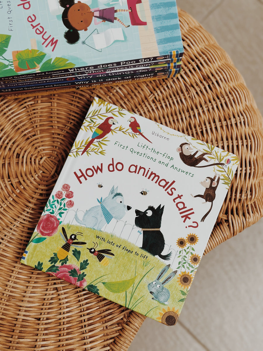 Usborne Lift-the-flap First Questions and Answers: How Do Animals Talk?