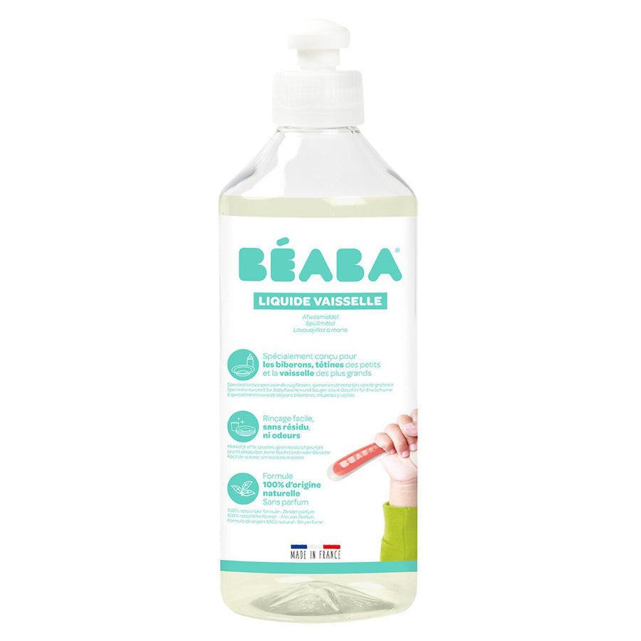 BEABA fragrance free baby bottle and dish washing liquid 500ml