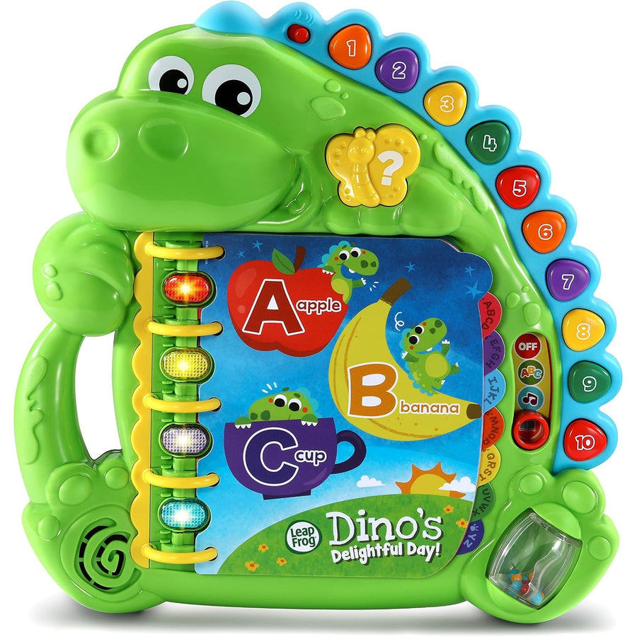 LeapFrog Dino's Delightful Day Book, front
