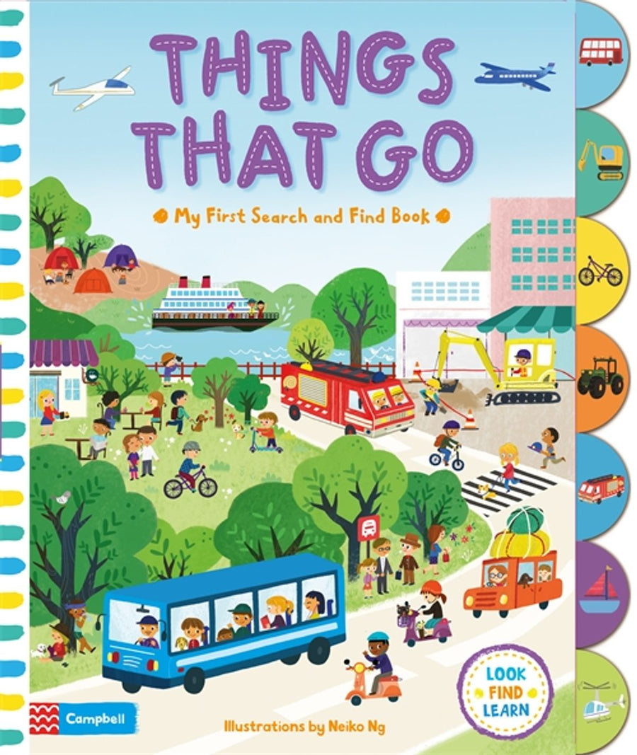 My First Search and Find: Things That Go, Campbell Books cover