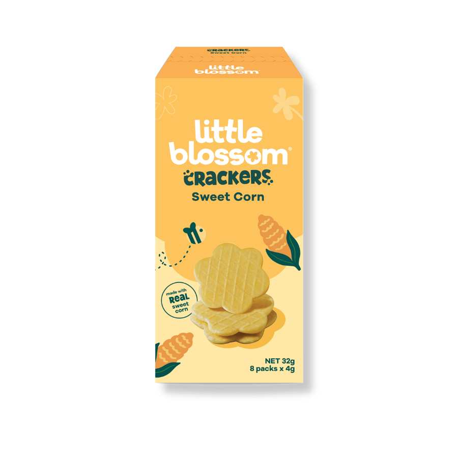 Little Blossom Crackers Sweet Corn 8x4g box