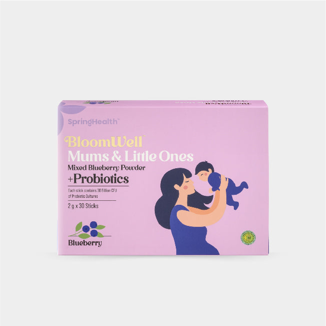 BloomWell™ Mums & Little Ones Mixed Blueberry Powder + Probiotics