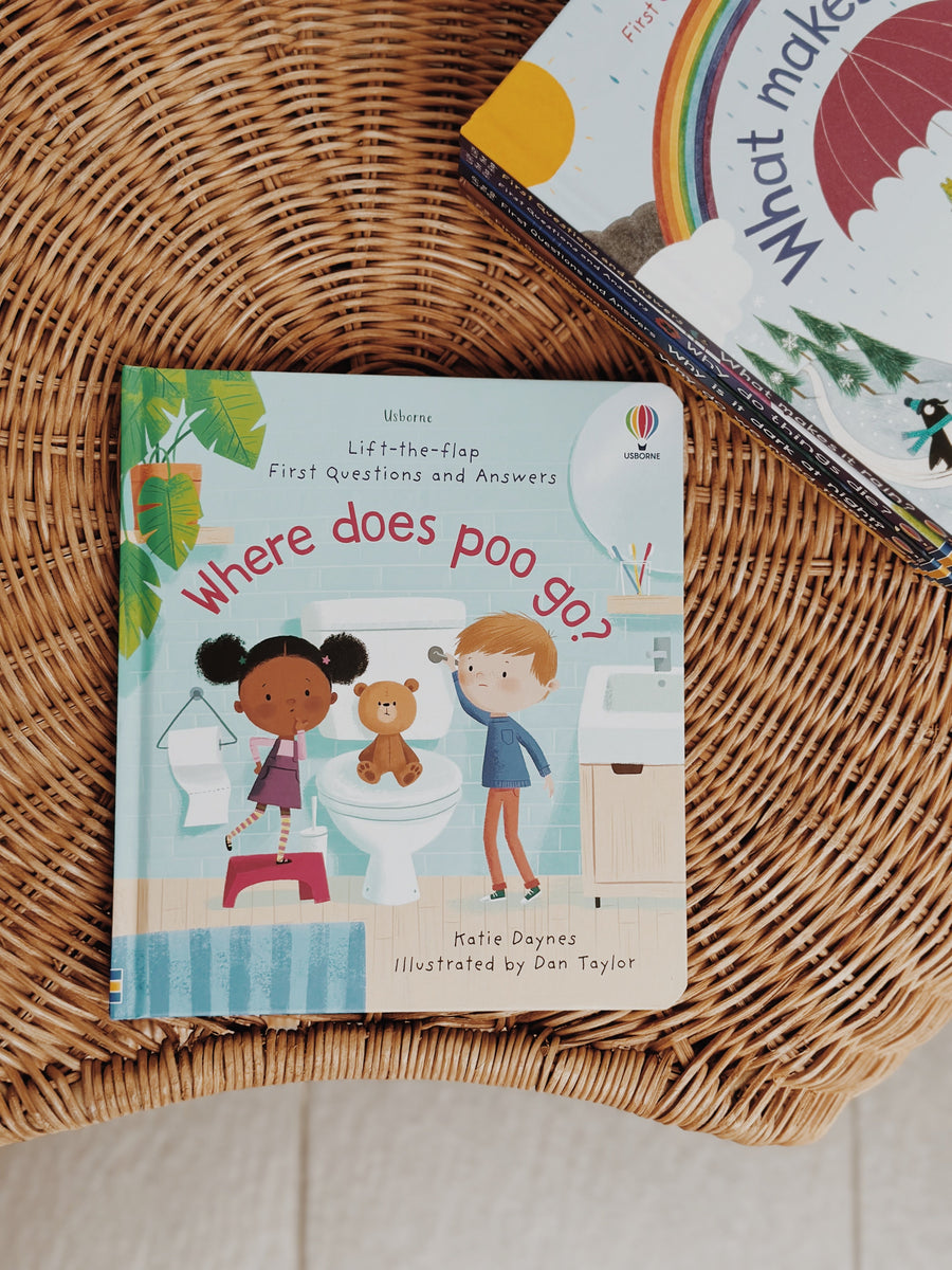 Usborne Lift-the-flap First Questions and Answers: Where Does Poo Go?