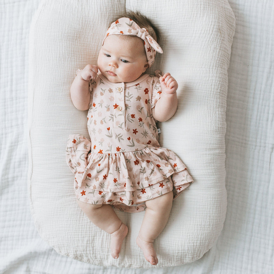 KAYS + KINS Dress Bodysuit in Posie print