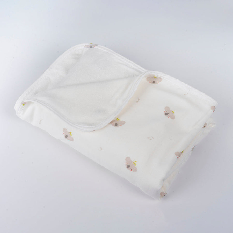 Granny Ben TENCEL baby towel in the Dancing Koala print