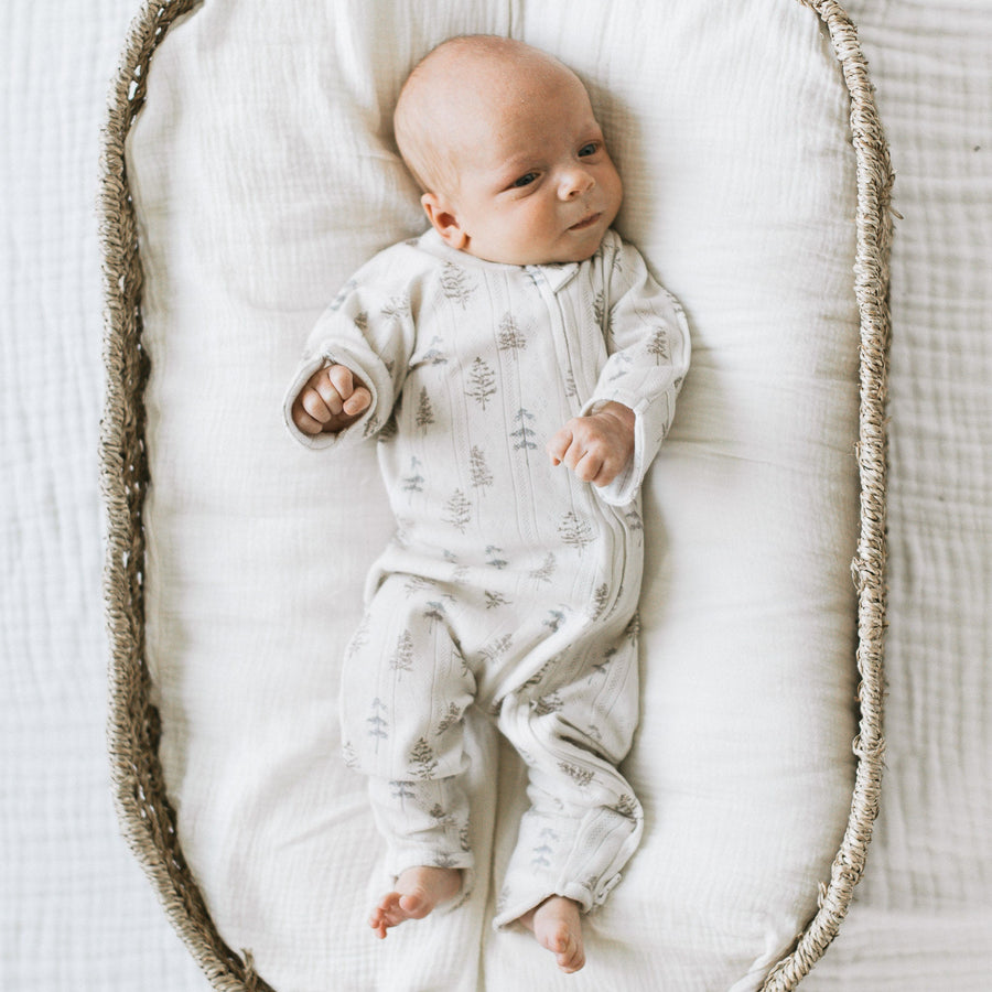 KAYS + KINS Pointelle Growsuit - Frostree - 12-18M
