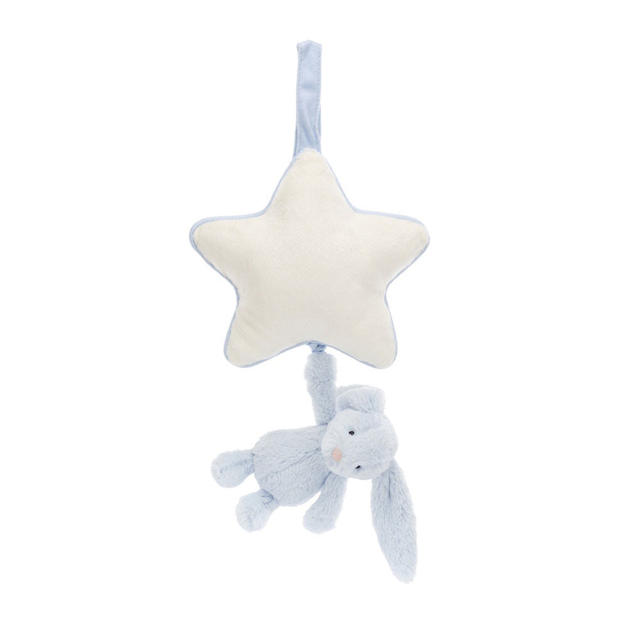 Jellycat Bashful Blue Bunny Musical Pull