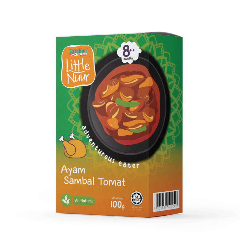 Little Nuur Lauk Ayam Sambal Tomat 100g, 8m+