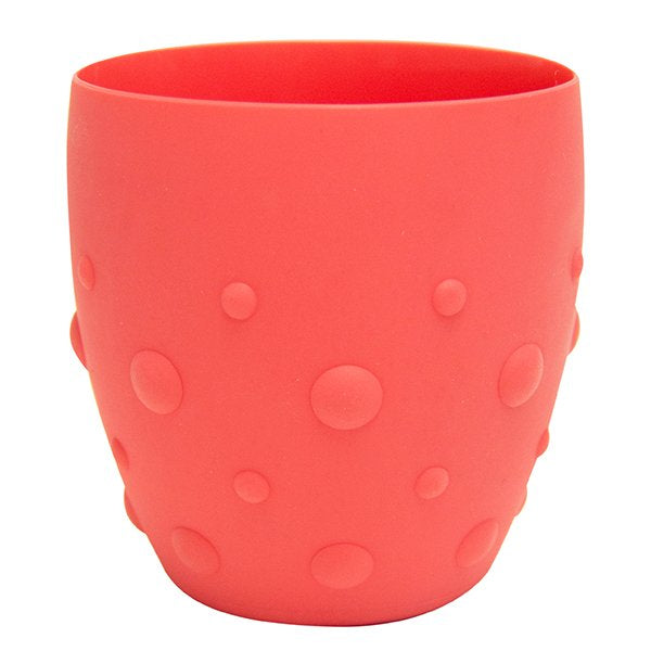 Marcus & Marcus Silicone Training Cup in red, Marcus the Lion Cub