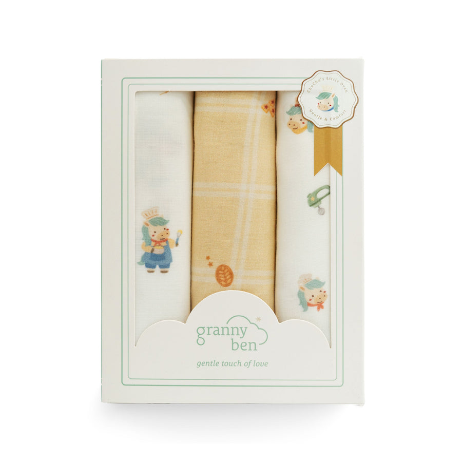 Granny Ben Chuchu's Little Oven TENCEL nursing cloth set