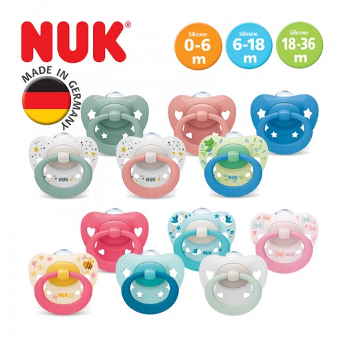 NUK Signature Day Silicone Soother Size 1
