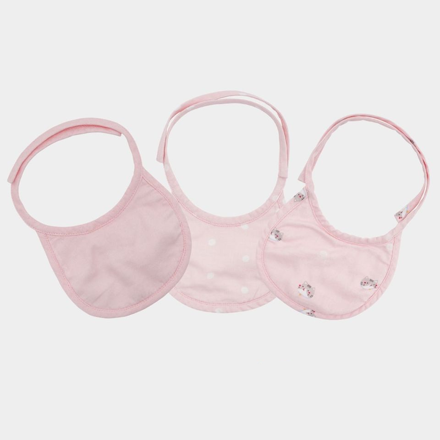 Granny Ben TENCEL muslin newborn bib 3-pack in the Kingdom of Colour colourway