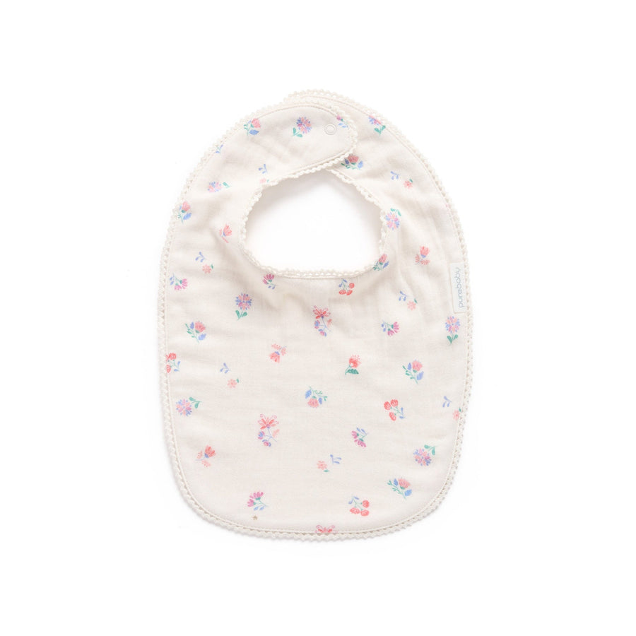 Purebaby Marigold Print Bib