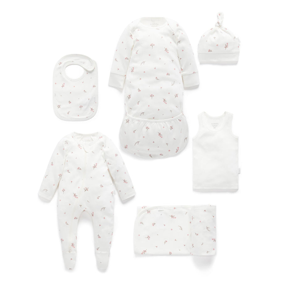 Purebaby Newborn Hospital Pack - Vanilla Blossom
