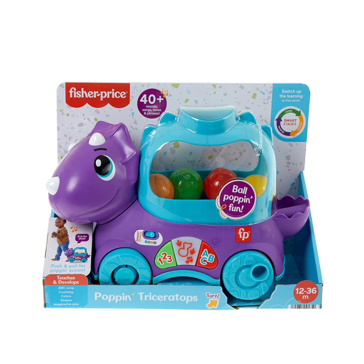 FisherPrice Infant Ball Play / Poppin Triceratops