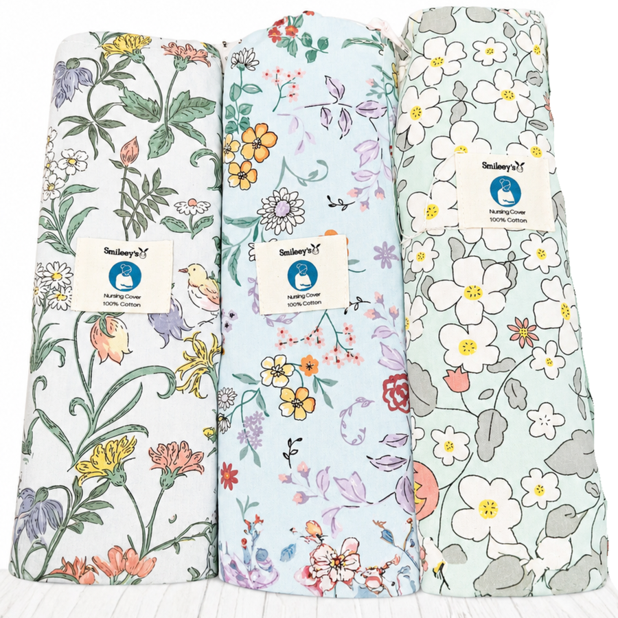 Smileey's 100% Cotton Nursing Cover (Assorted)