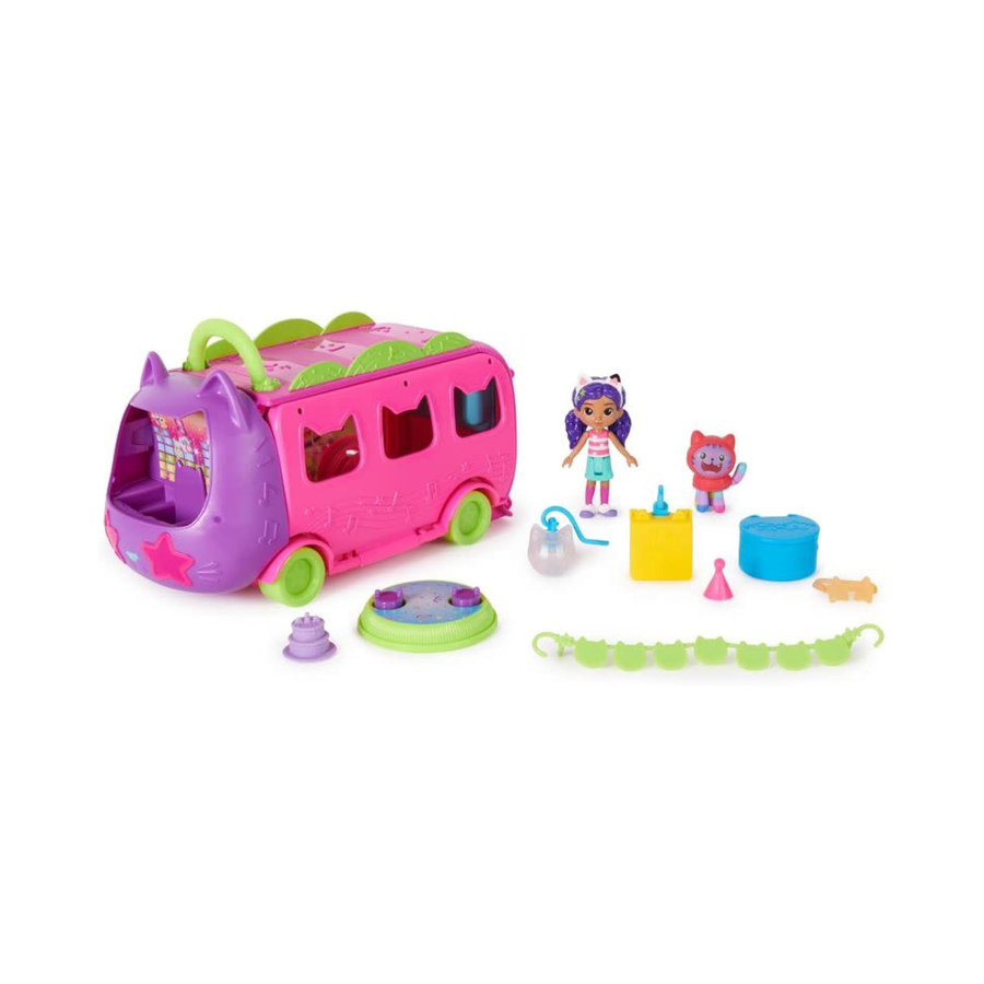 Gabby's Dollhouse Purrfect Party Bus Playset