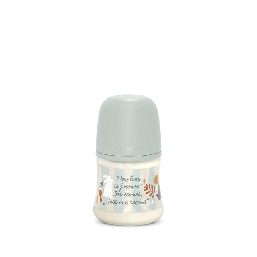 Suavinex Wonderland 150 ml bottle, SX Pro S slow flow, Strips Blue Turquoise