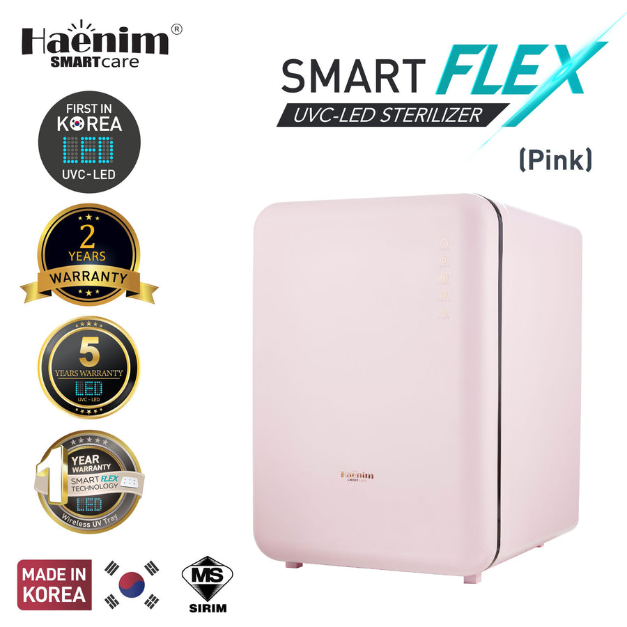 Haenim F5 Smart Flex UV-C LED steriliser in Pink