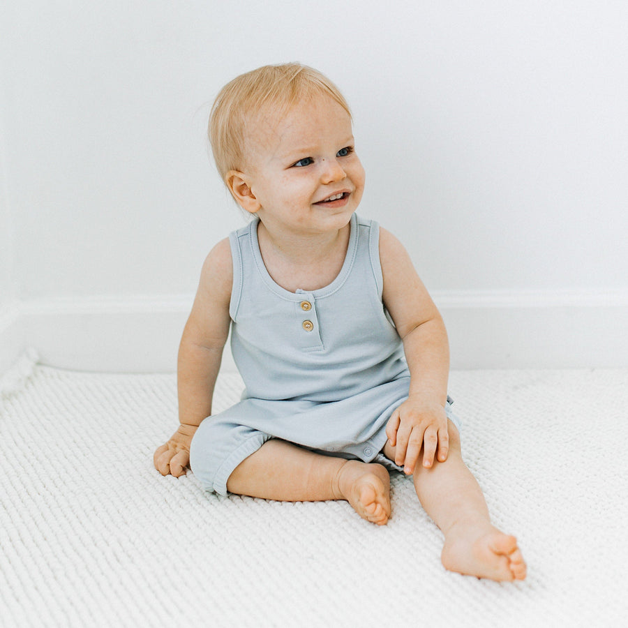 KAYS + KINS Tank Bodysuit - Stoneblue