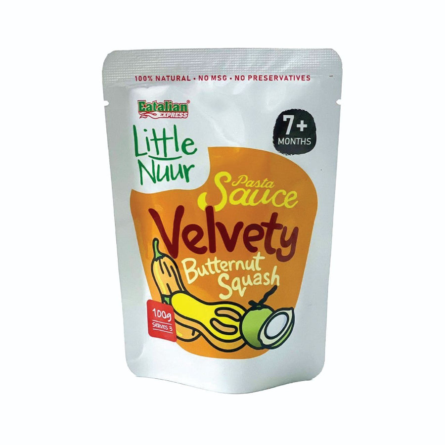 Little Nuur Baby Pasta Sauce Velvety Butternut Squash 100g, 7m+