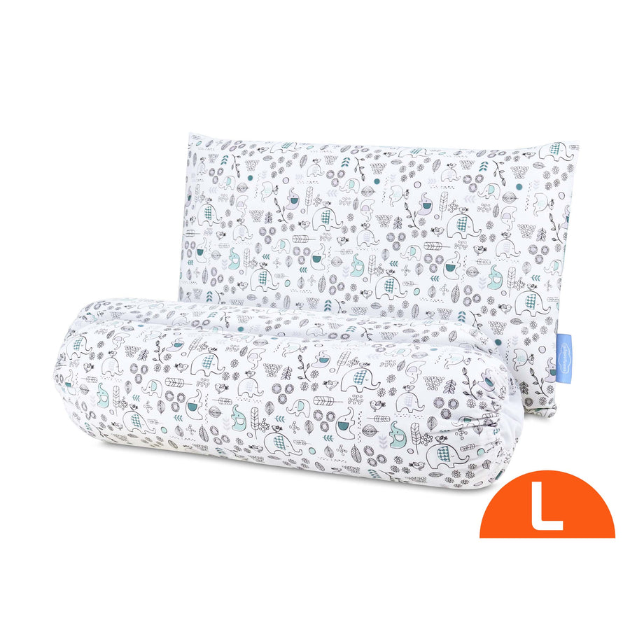 Comfy Living Bolster & Pillow Set - Elephant