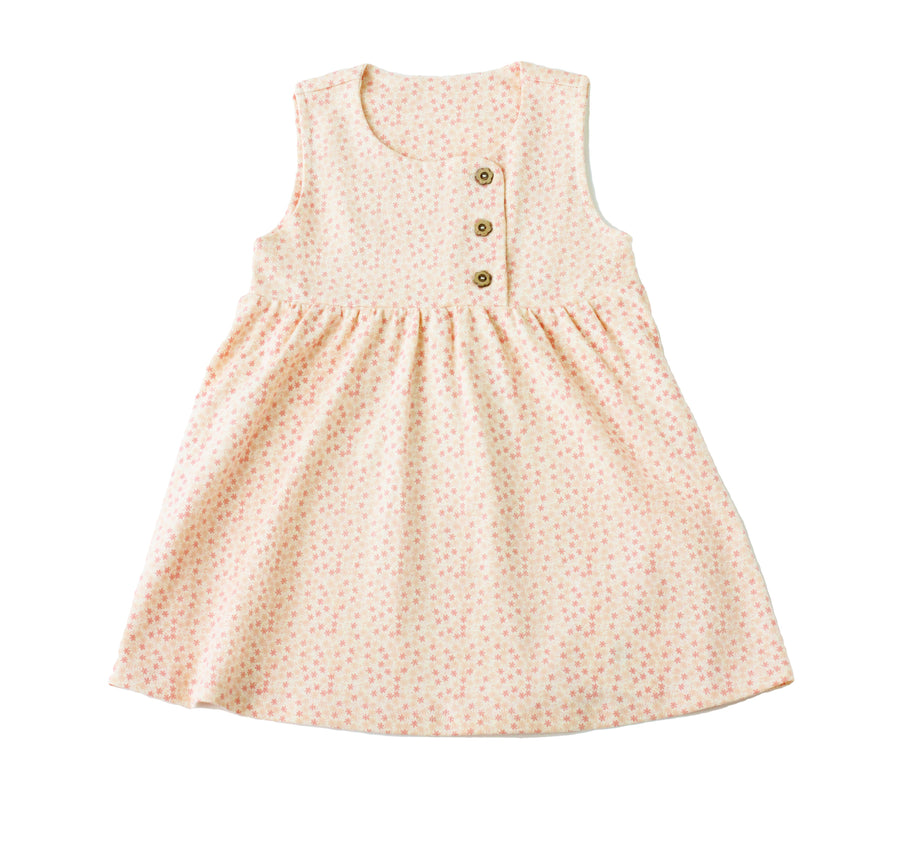 Twinkle Planet Organic Sleeveless Dress - Blossom Floral