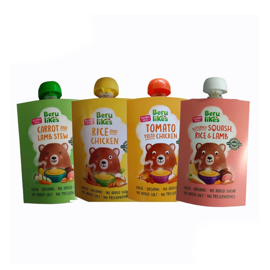 Beru Likes Halal Organic Baby Puree 130g