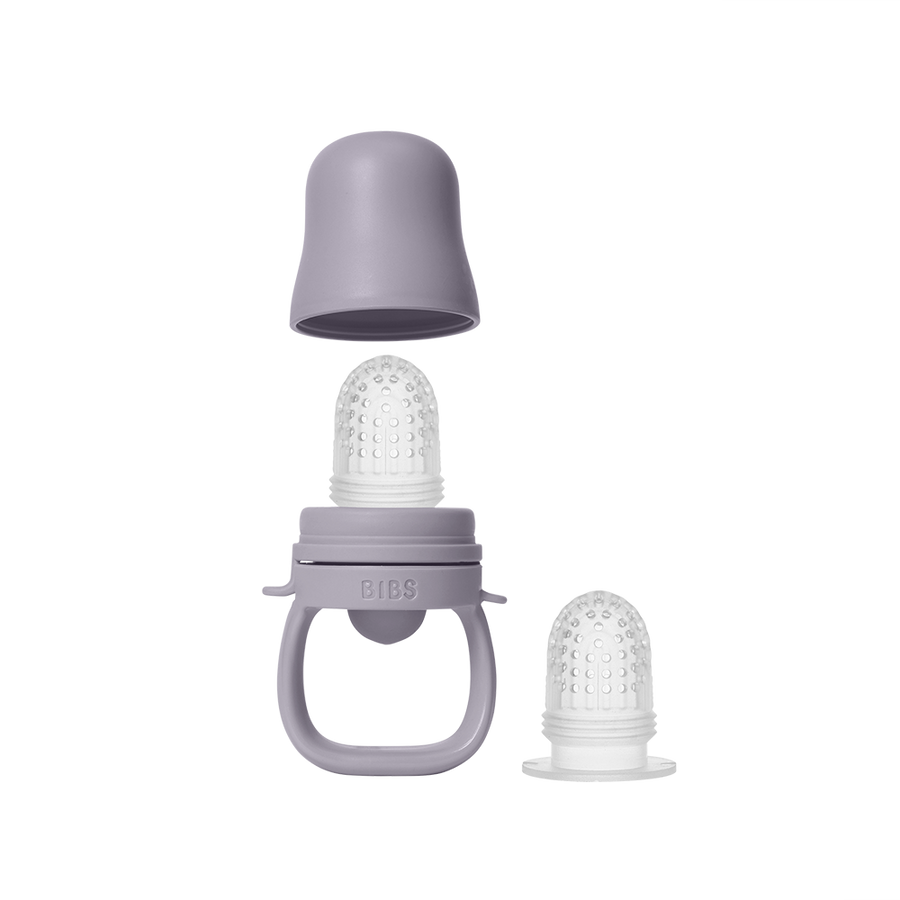 BIBS Baby Feeder Fossil Grey with spare teat