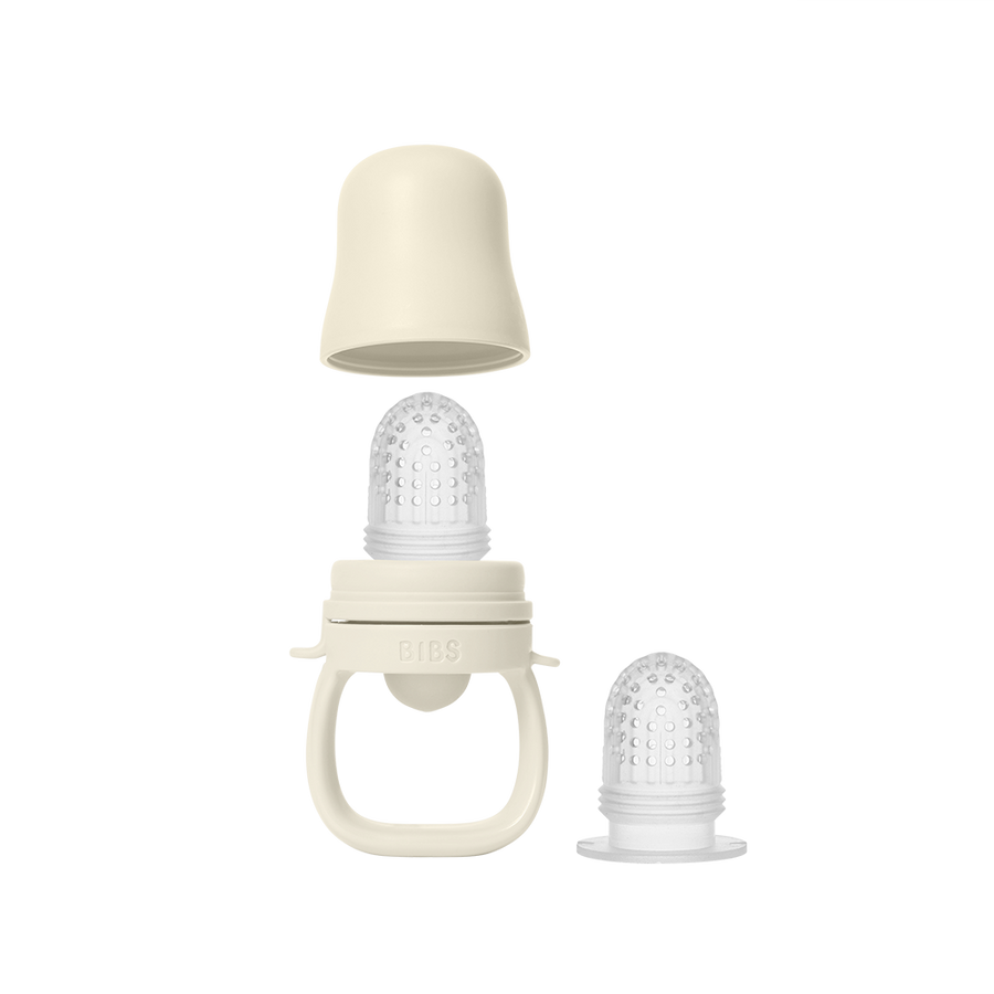 BIBS Baby Feeder Ivory with spare teat