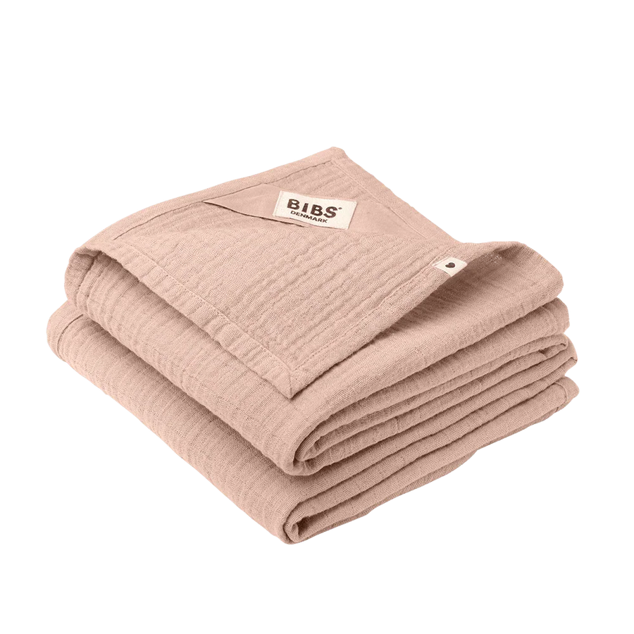 BIBS Muslin Cloth 2-pack 70x70cm Blush