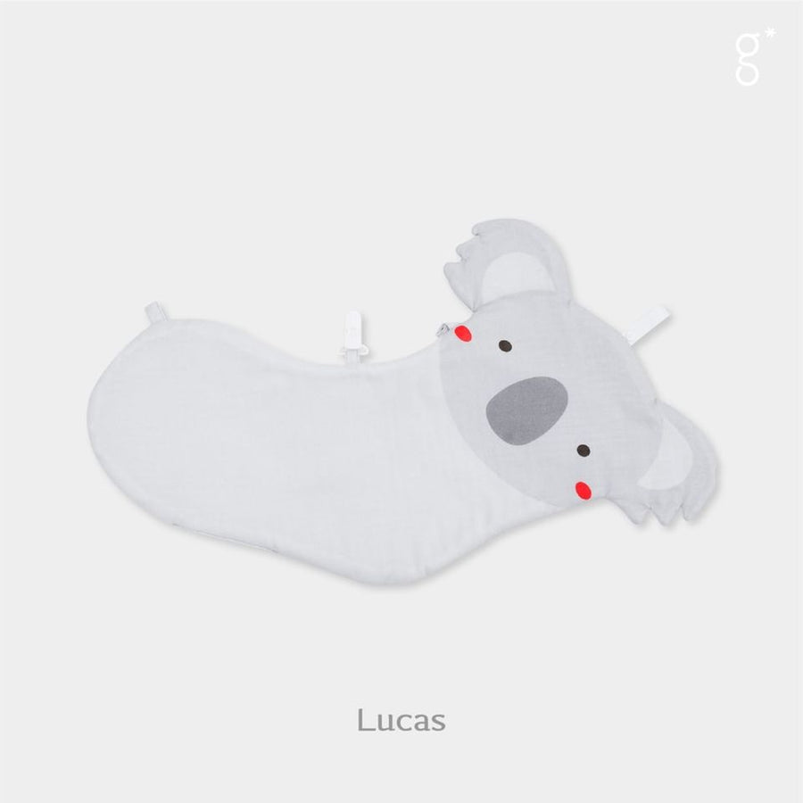 Granny Ben TENCEL Smart Bib in the Dancing Koala design