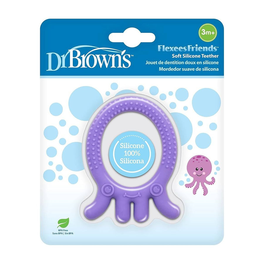 Dr. Brown's Flexees Friends Octopus Teether Purple