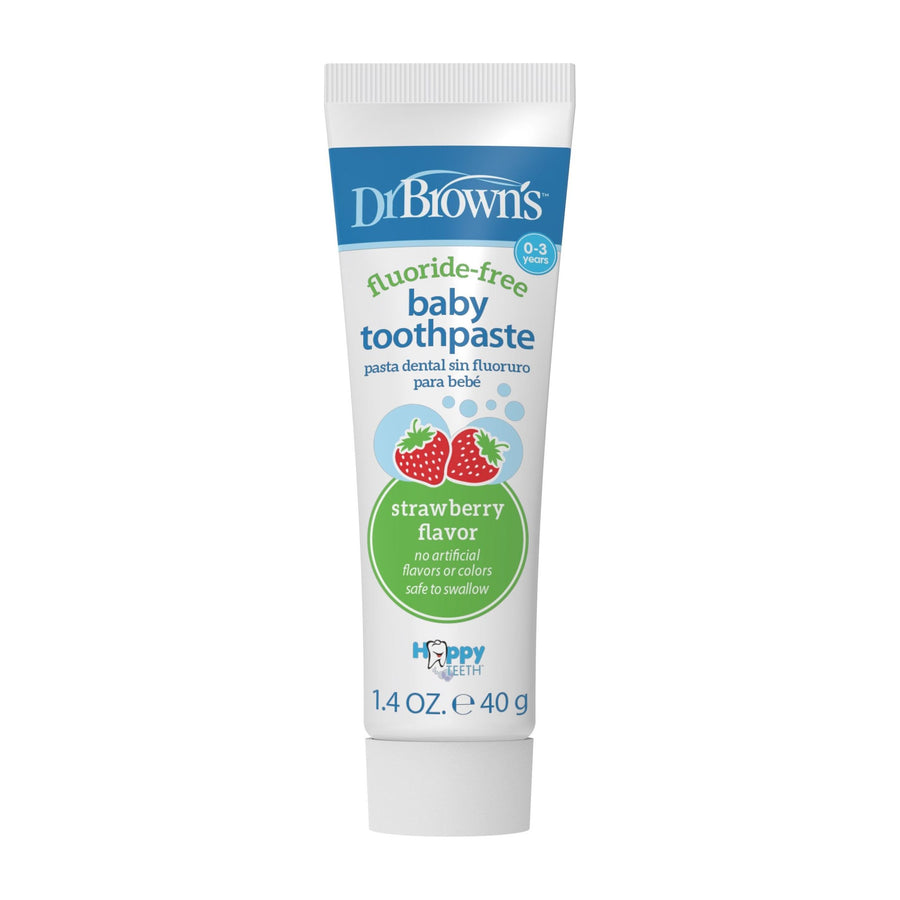 Dr. Brown's Happy Teeth Fluoride-Free Toothpaste Strawberry