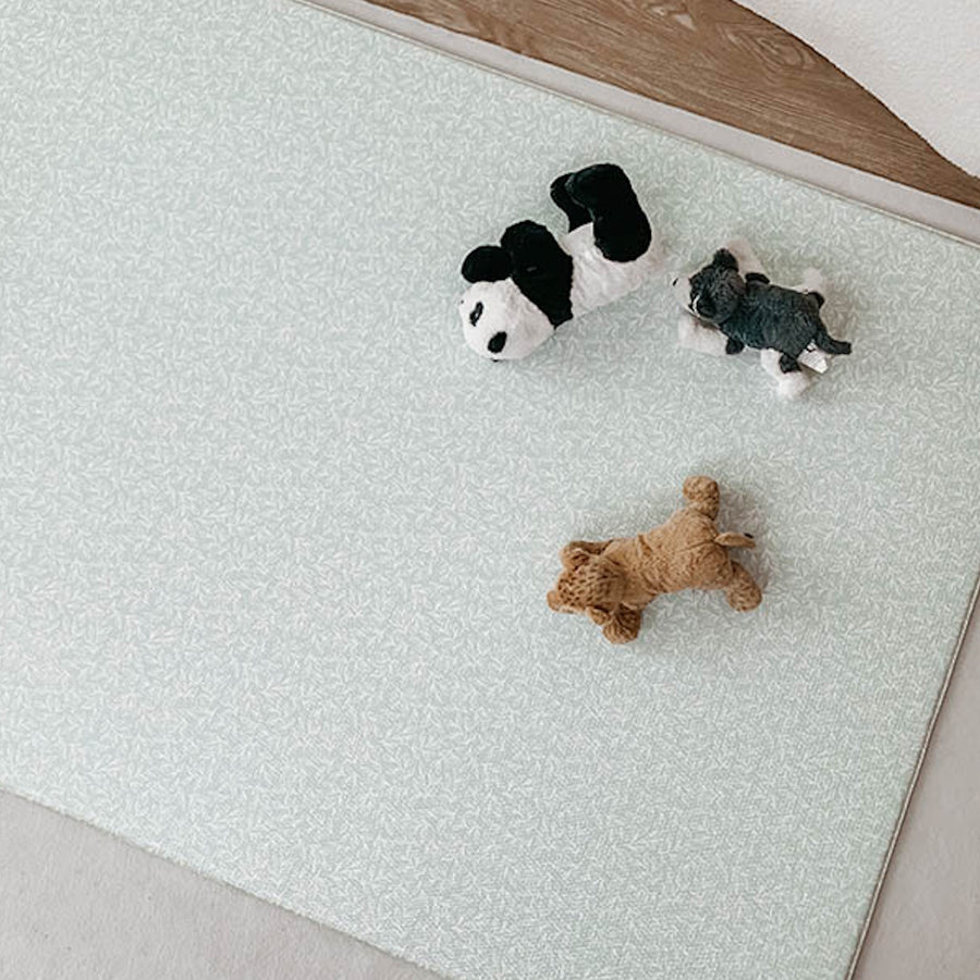 GingerBubs Rimba Play Mat Large - Mint Green - Happikiddo.com