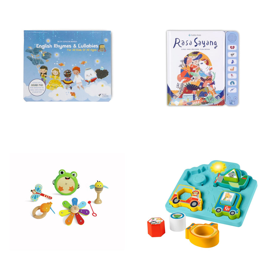 First Nursery Rhymes & Early Learning Set — all four pieces