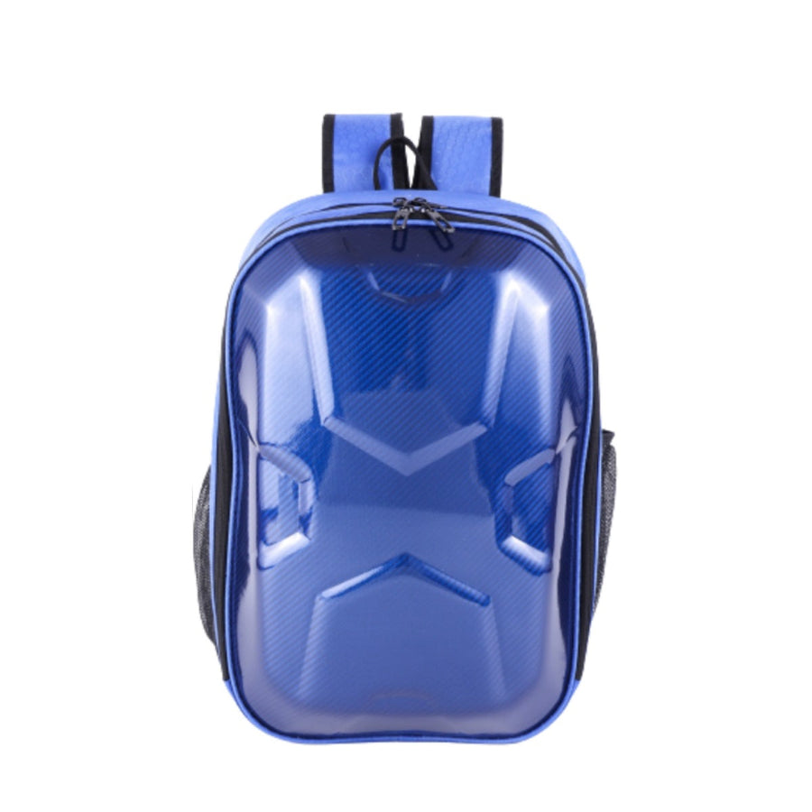 Simple Dimple x Hipster Keepster Carbon Shield Bag XL in navy, hardcase carbon-motif backpack