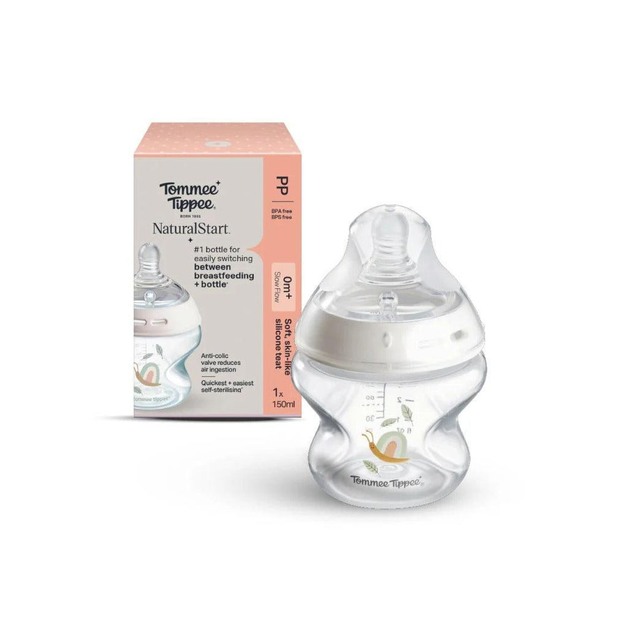 Tommee Tippee Natural Start PP bottle 150ml, Snail design, with retail pack