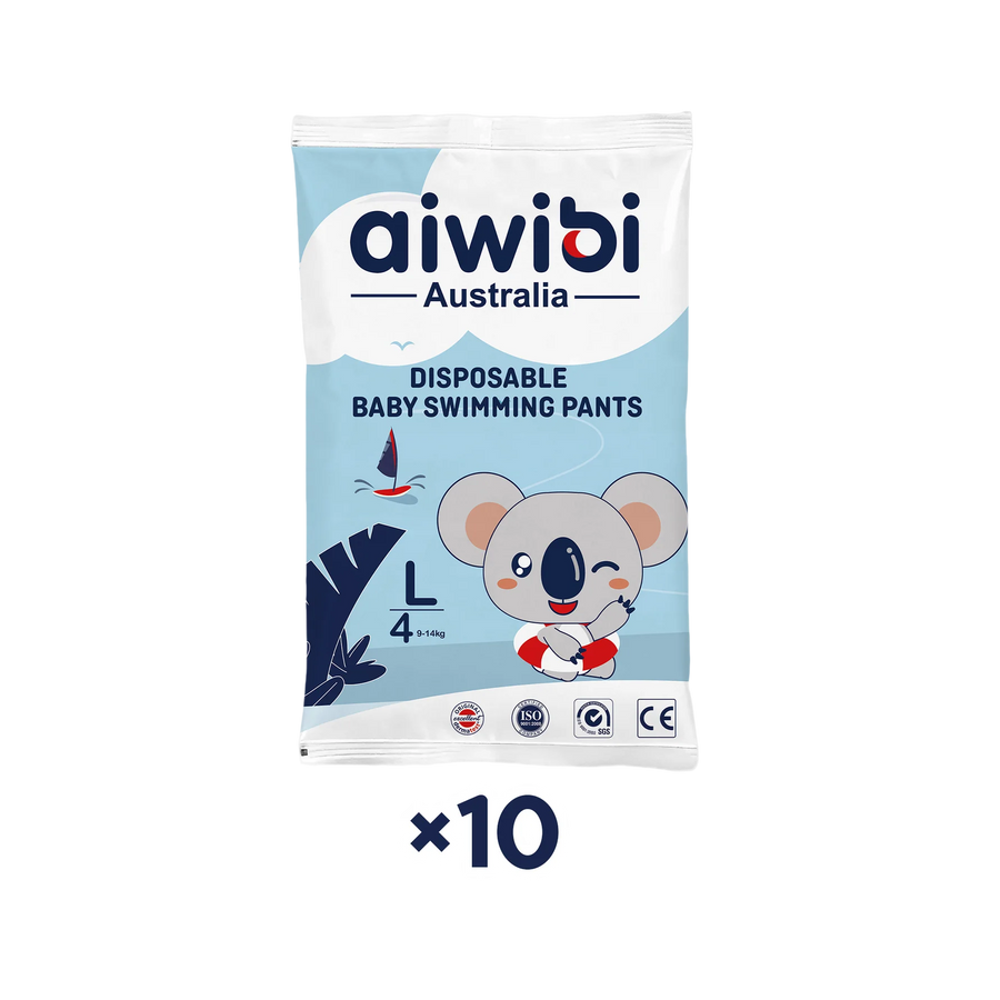 Aiwibi Disposable Baby Swimming Diaper Pants (10Pcs)