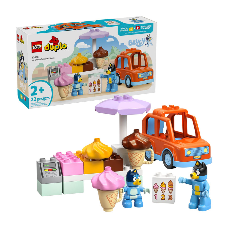 LEGO DUPLO Ice Cream Trip with Bluey 10458