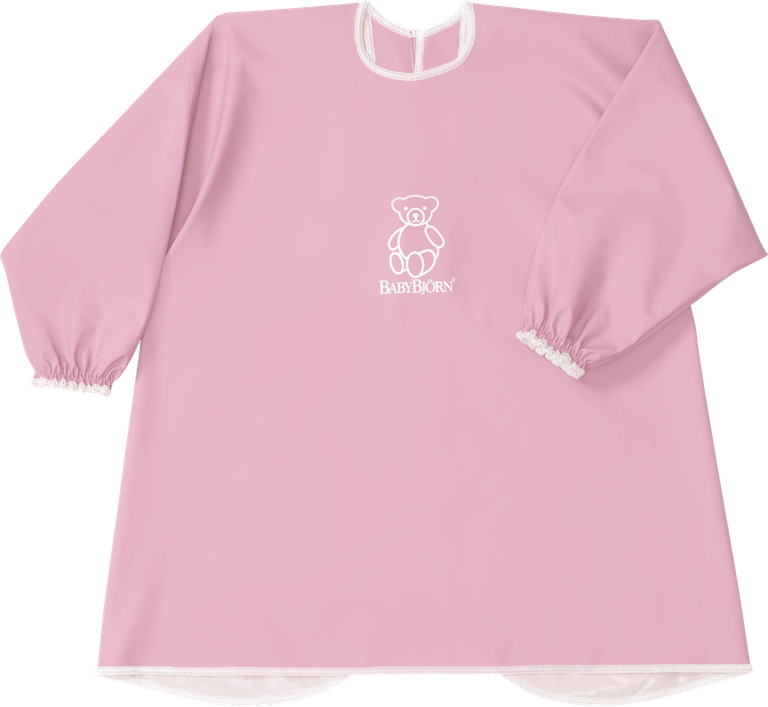 BabyBjörn Long Sleeve Bib in pink